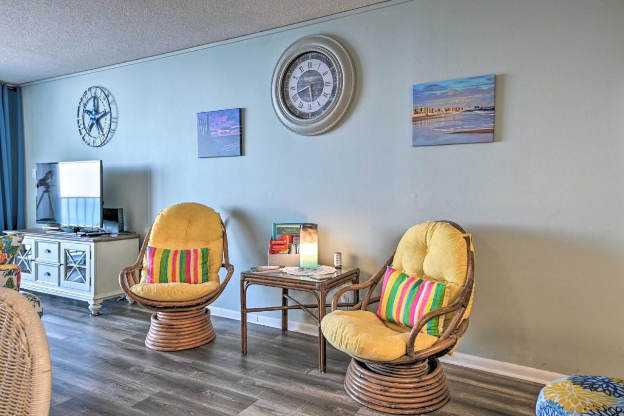 Oceanfront Oasis With Deck And Resort Beach Access! Myrtle Beach Bagian luar foto
